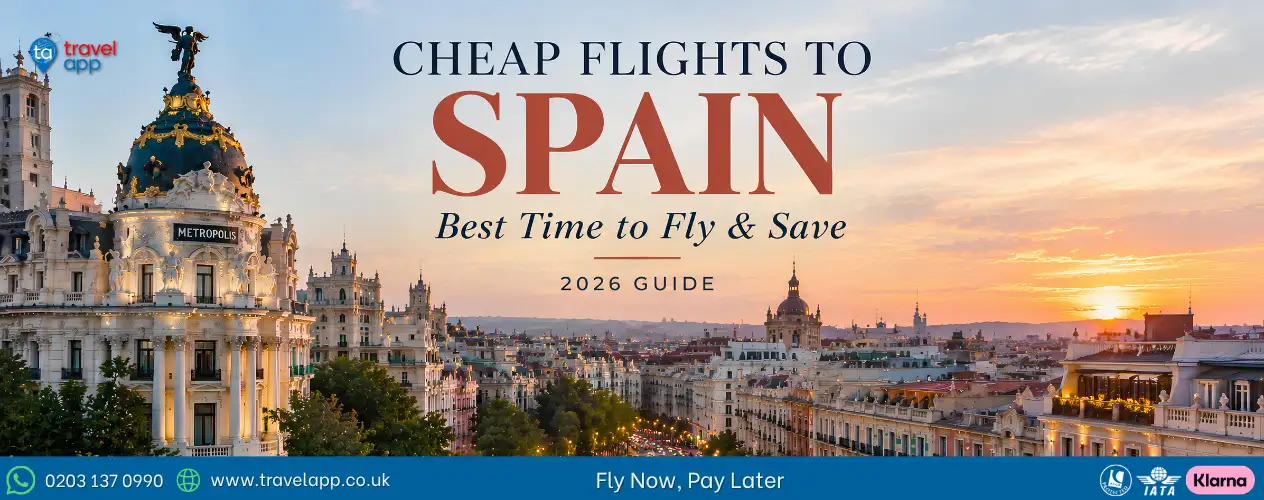 Cheap flights to Spain from the UK in 2026