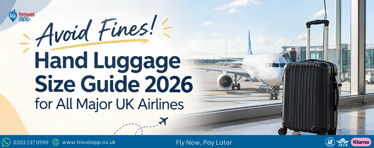 UK hand luggage size rules for major airlines in 2026