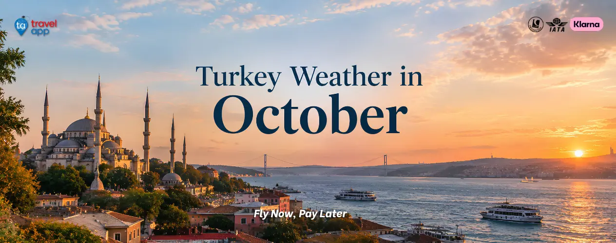 Turkey weather in October with warm beaches and autumn travel