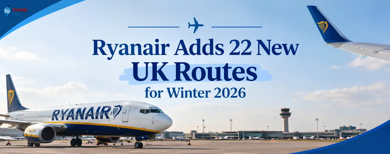 Ryanair new UK routes for winter 2026
