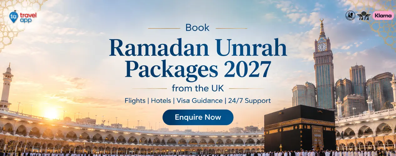 Pilgrims performing Umrah near the Kaaba in Makkah during Ramadan