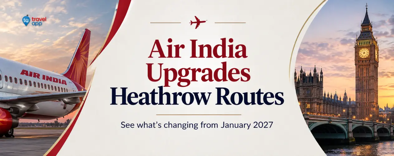 Air India aircraft as the airline introduces new cabins on its London Heathrow flights